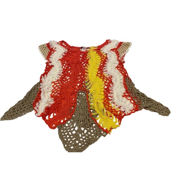 Vivid Collection of NY Hand Woven Top Womens Size Small - Picture 1 of 5